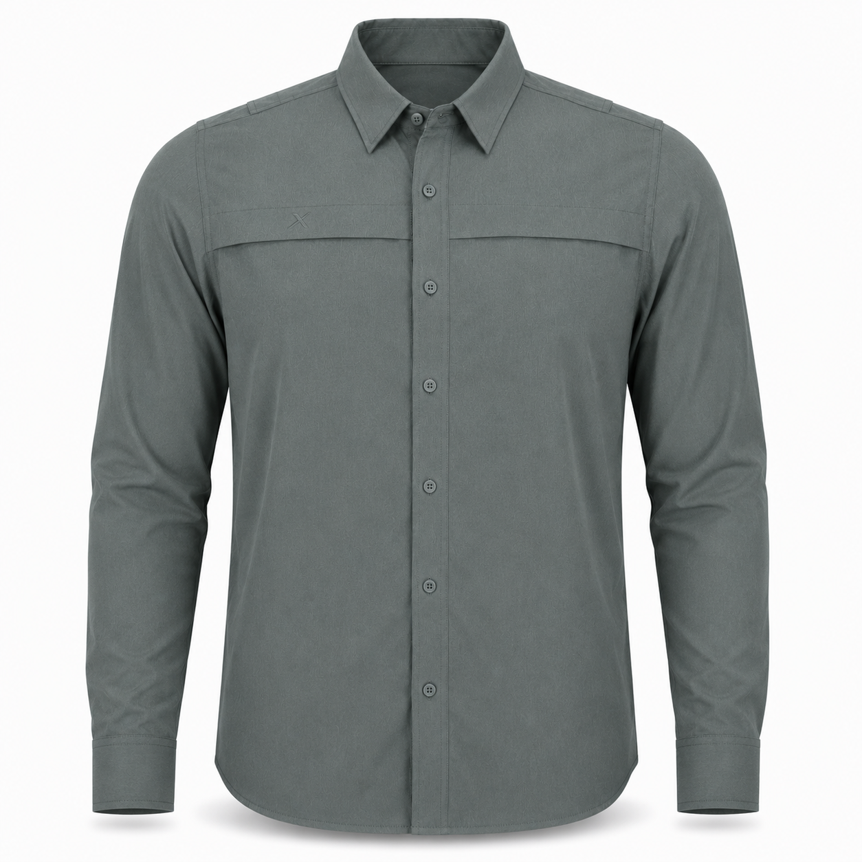 Xotic - Long Sleeve Solid Lifestyle Button Down w/ REPEL-X