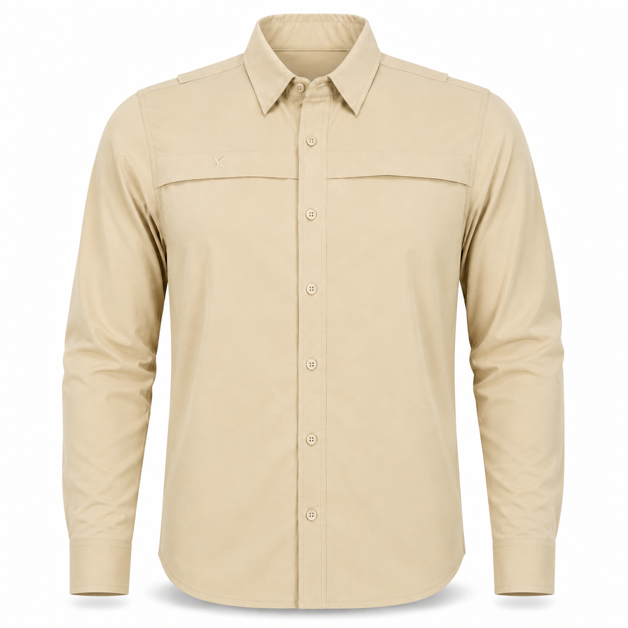 Xotic - Long Sleeve Solid Lifestyle Button Down w/ REPEL-X
