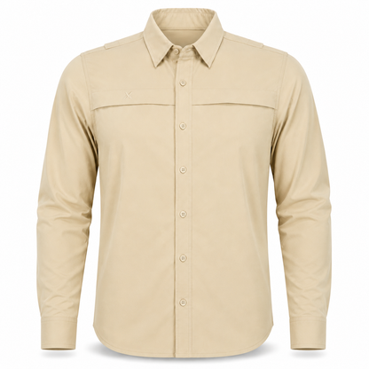 Xotic - Long Sleeve Solid Lifestyle Button Down w/ REPEL-X