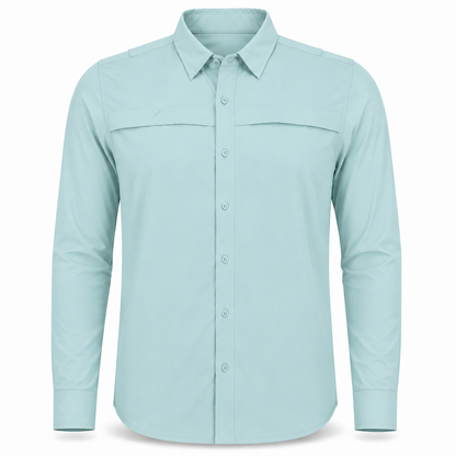 Xotic - Long Sleeve Solid Lifestyle Button Down w/ REPEL-X