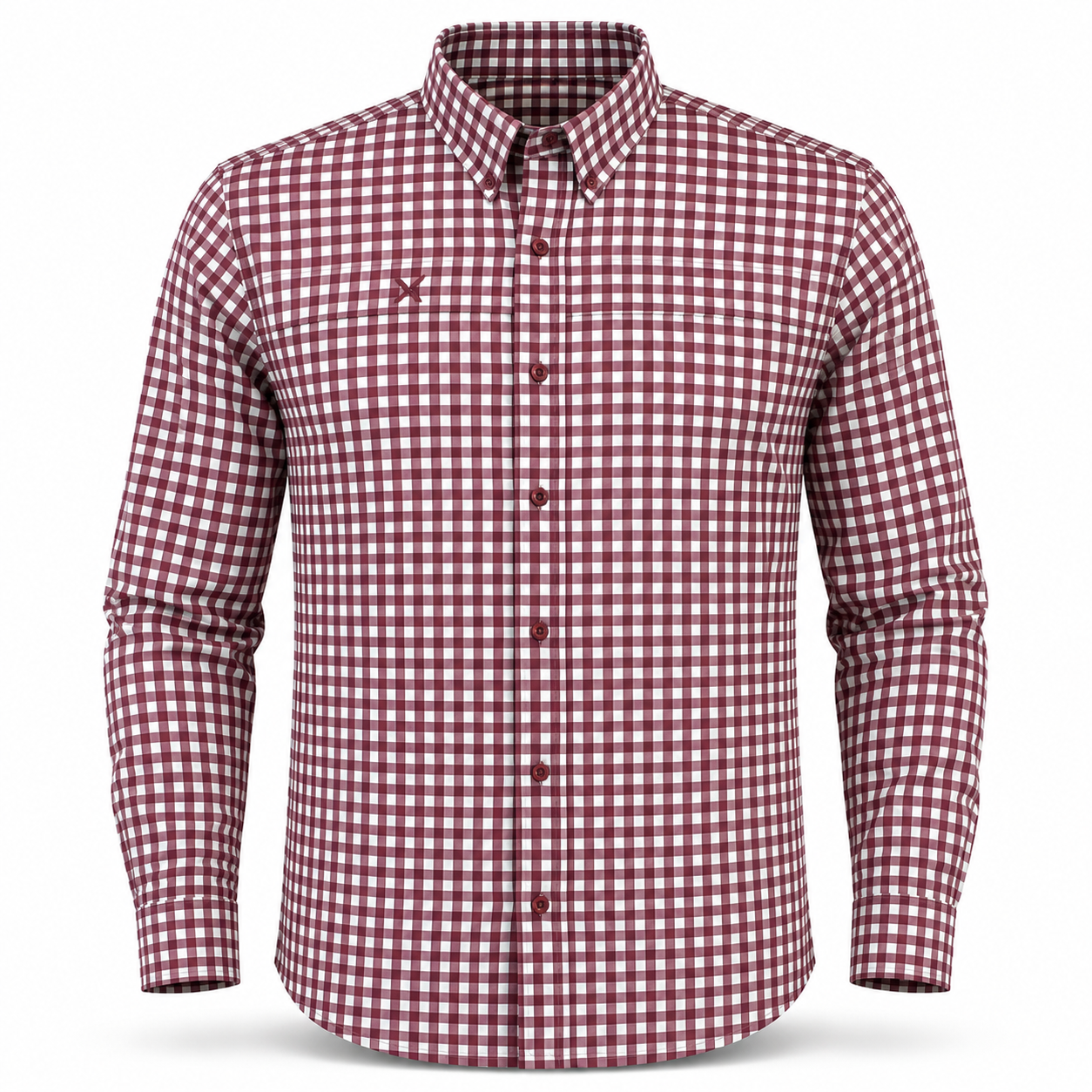 Xotic - Long Sleeve Patterned Lifestyle Button Down w/ REPEL-X