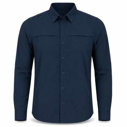 Xotic - Long Sleeve Solid Lifestyle Button Down w/ REPEL-X