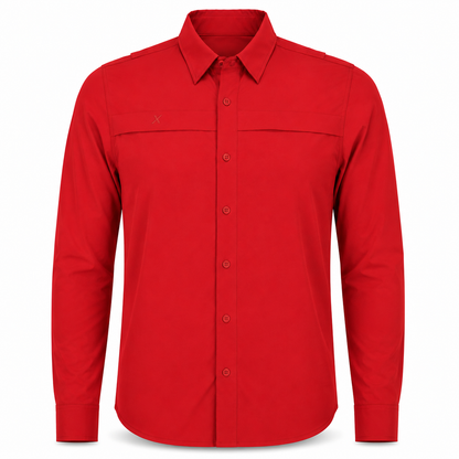 Xotic - Long Sleeve Solid Lifestyle Button Down w/ REPEL-X