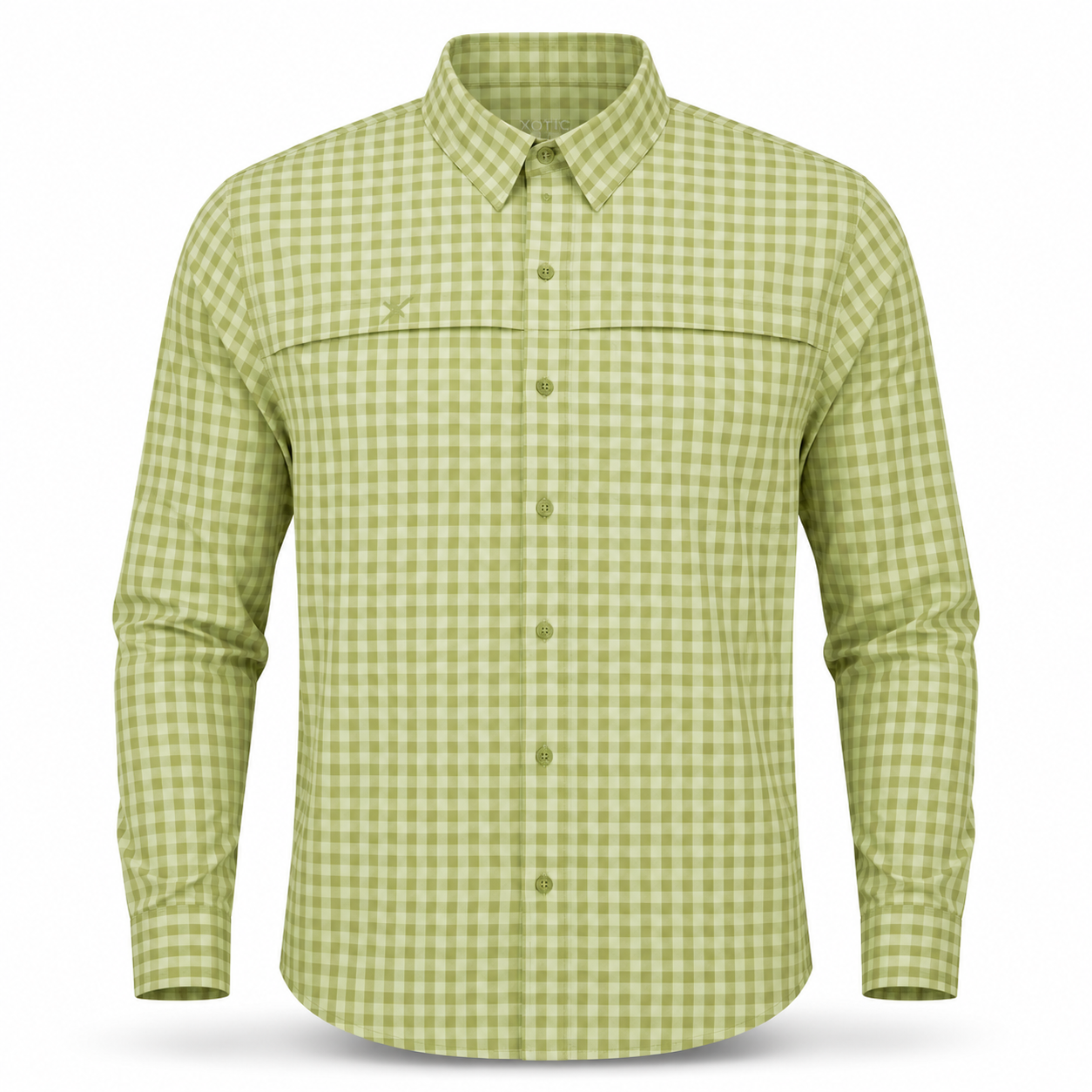 Xotic - Long Sleeve Patterned Lifestyle Button Down w/ REPEL-X
