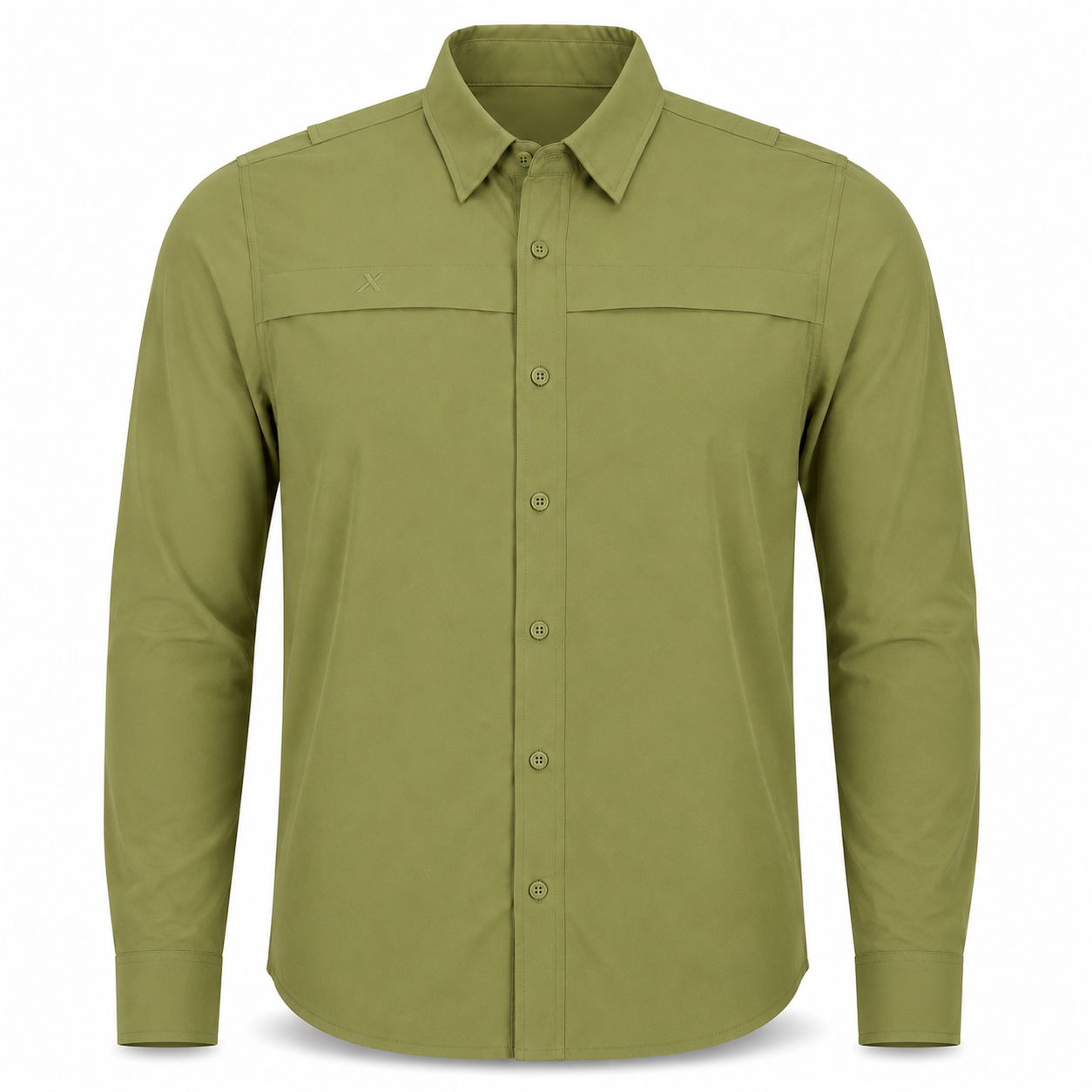 Xotic - Long Sleeve Solid Lifestyle Button Down w/ REPEL-X