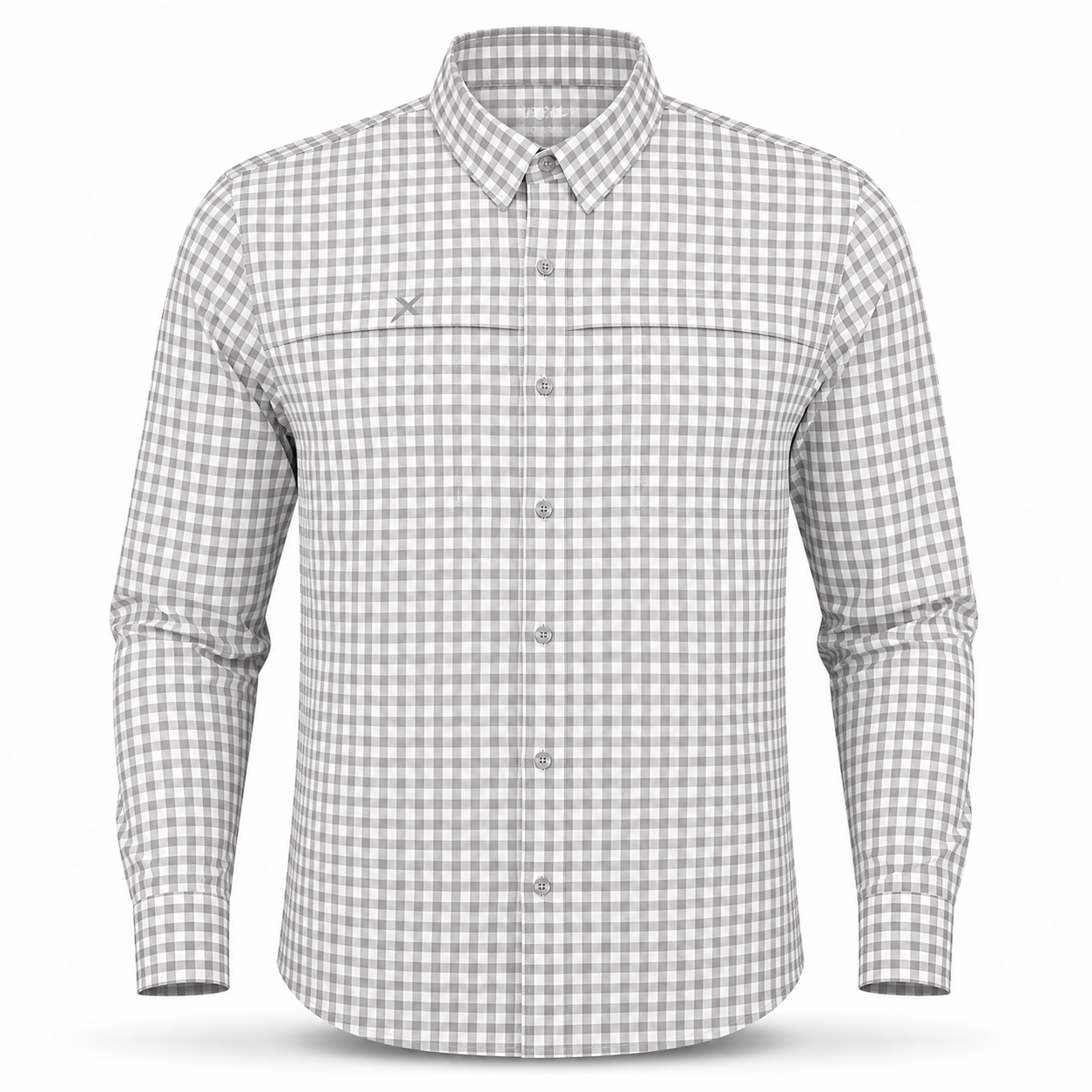 Xotic - Long Sleeve Patterned Lifestyle Button Down w/ REPEL-X