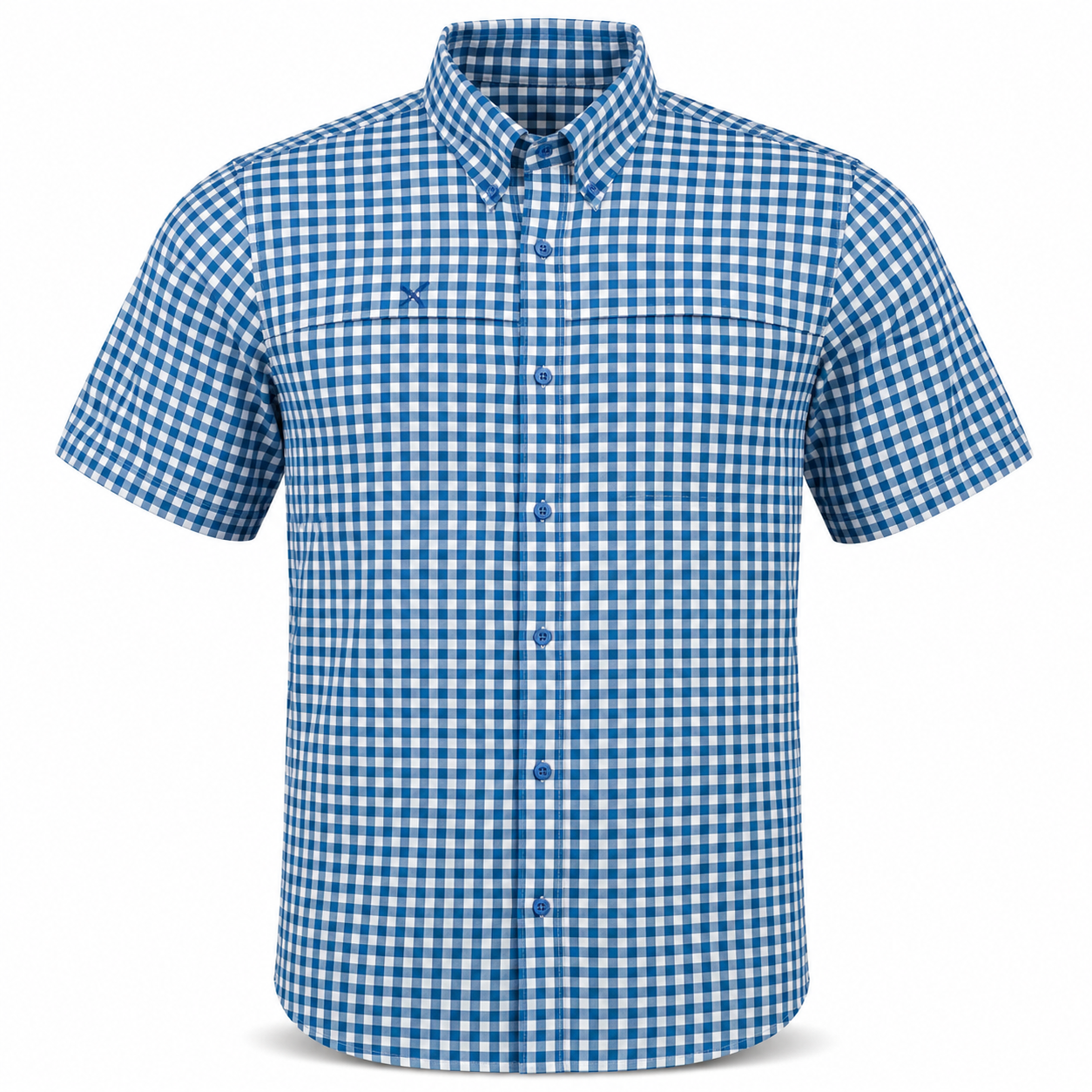Xotic - Short Sleeve Patterned Lifestyle Button Down w/ REPEL-X