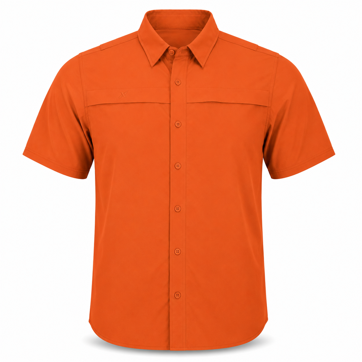 Xotic - Short Sleeve Solid Lifestyle Button Down w/ REPEL-X