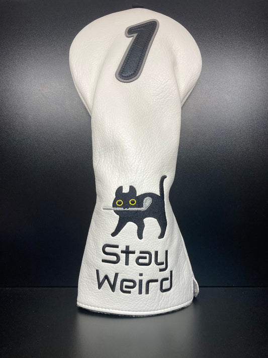 ParWestGolf Stay Weird Black Cat Headcover