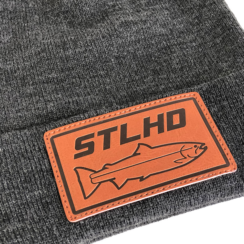 STLHD Rawhide Grey Beanie Knit Hat