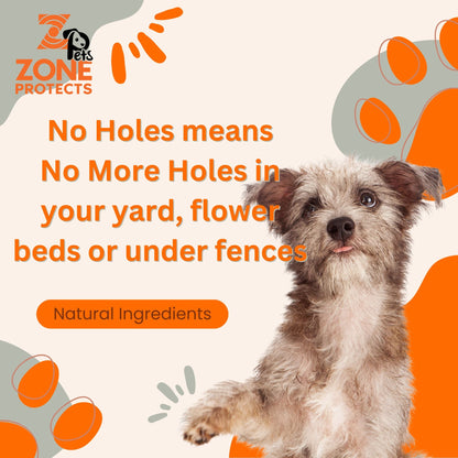 Zone Protects No Holes! Digging Dog Prevention; Twin Spray Bundle