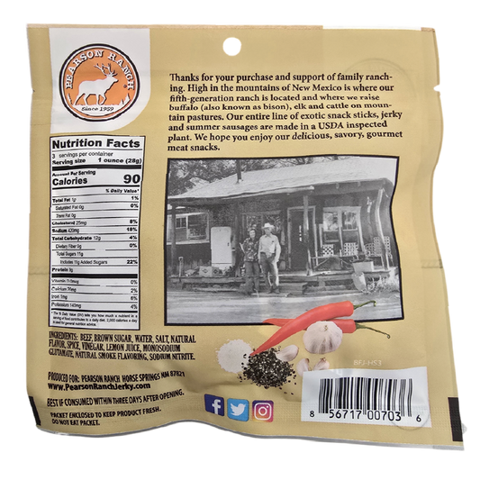 Pearson Ranch - Hot & Sweet Beef Jerky - 3 oz