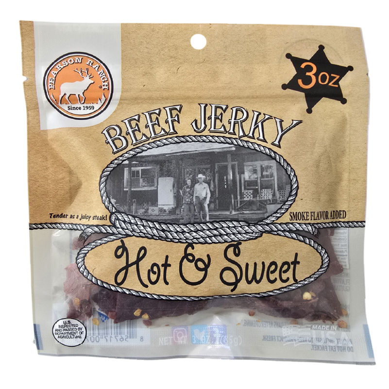 Pearson Ranch - Hot & Sweet Beef Jerky - 3 oz
