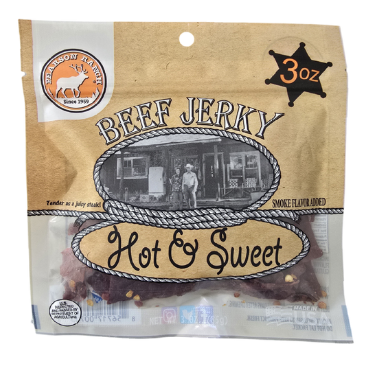 Pearson Ranch - Hot & Sweet Beef Jerky - 3 oz
