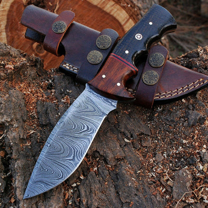 KBS Knives Custom Handmade Damascus Steel Hunting Knife