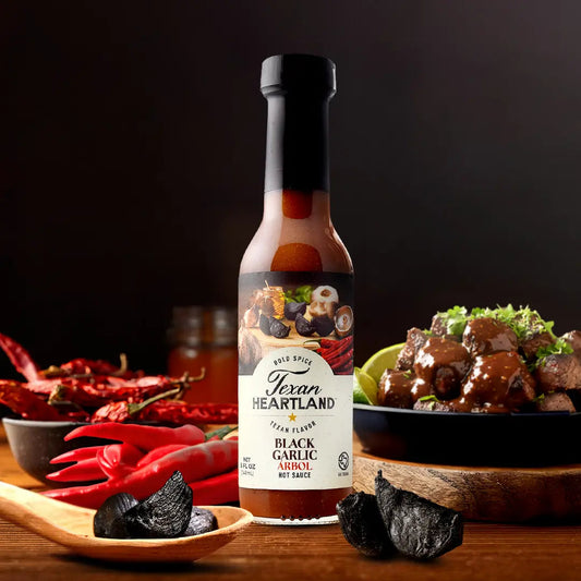 Texan Heartland Black Garlic Arbol Hot Sauce