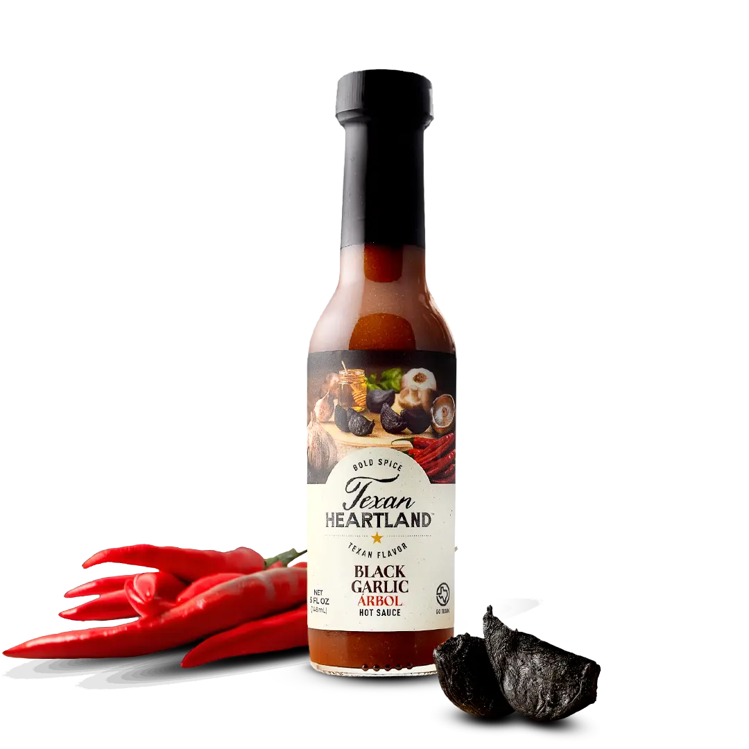 Texan Heartland Black Garlic Arbol Hot Sauce