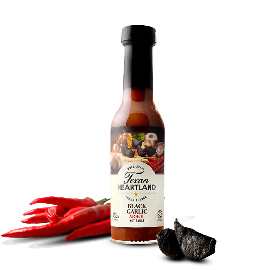 Texan Heartland Black Garlic Arbol Hot Sauce