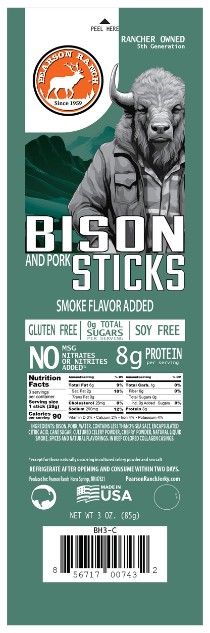 Pearson Ranch - Buffalo Hickory Snack Stick Multipack