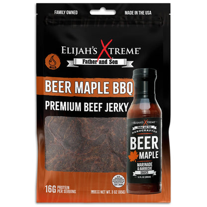 Elijah's Xtreme Beer Maple BBQ Beef Jerky