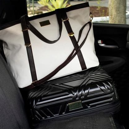 Badgley Mischka Anna XL Vegan Leather Weekender Duffel Bag