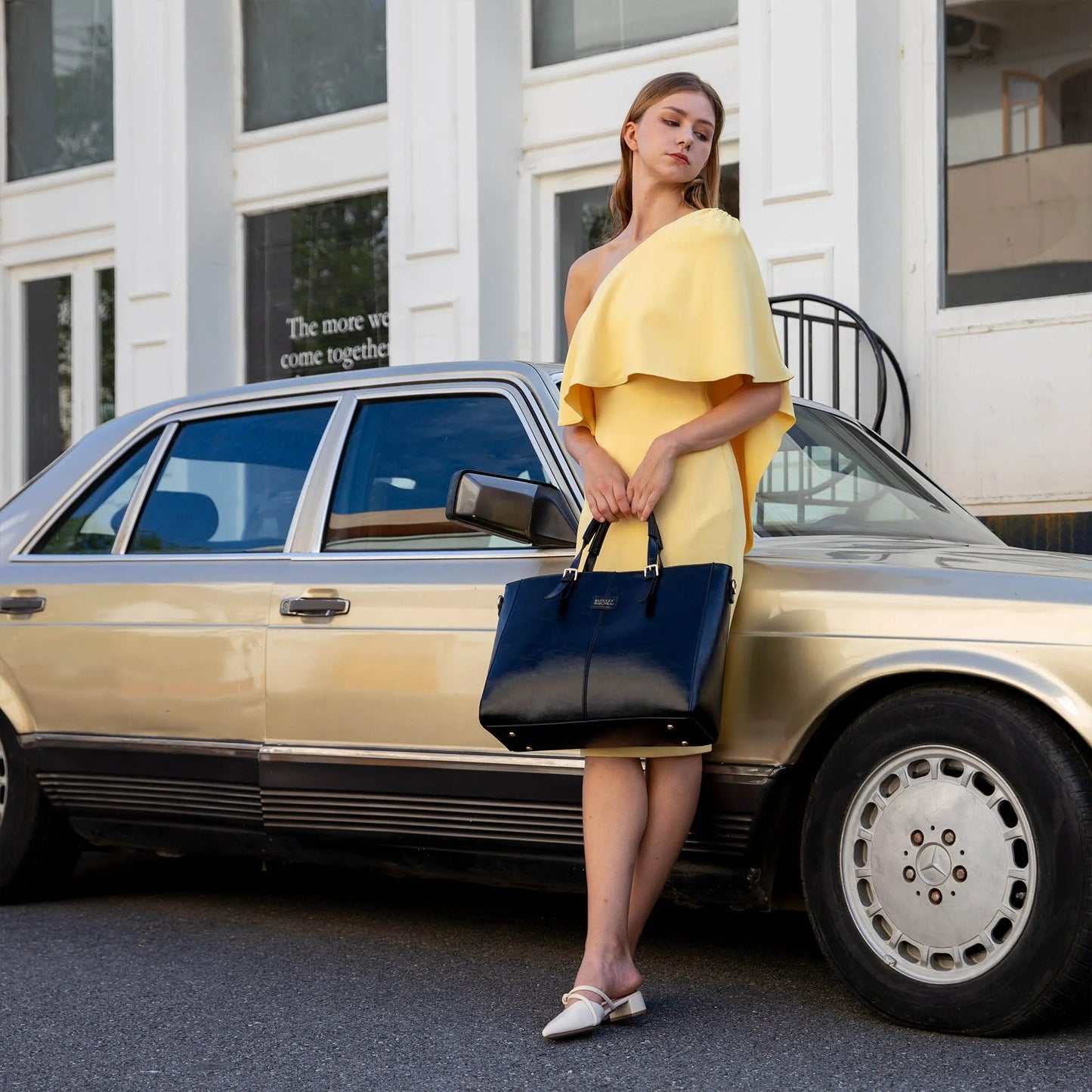 Badgley Mischka Julia Rustic Vegan Leather Weekender Duffel Bag