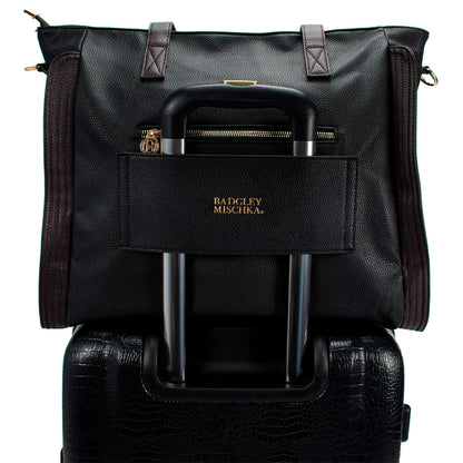 Badgley Mischka  Rose Vegan Leather Weekender Tote Bag