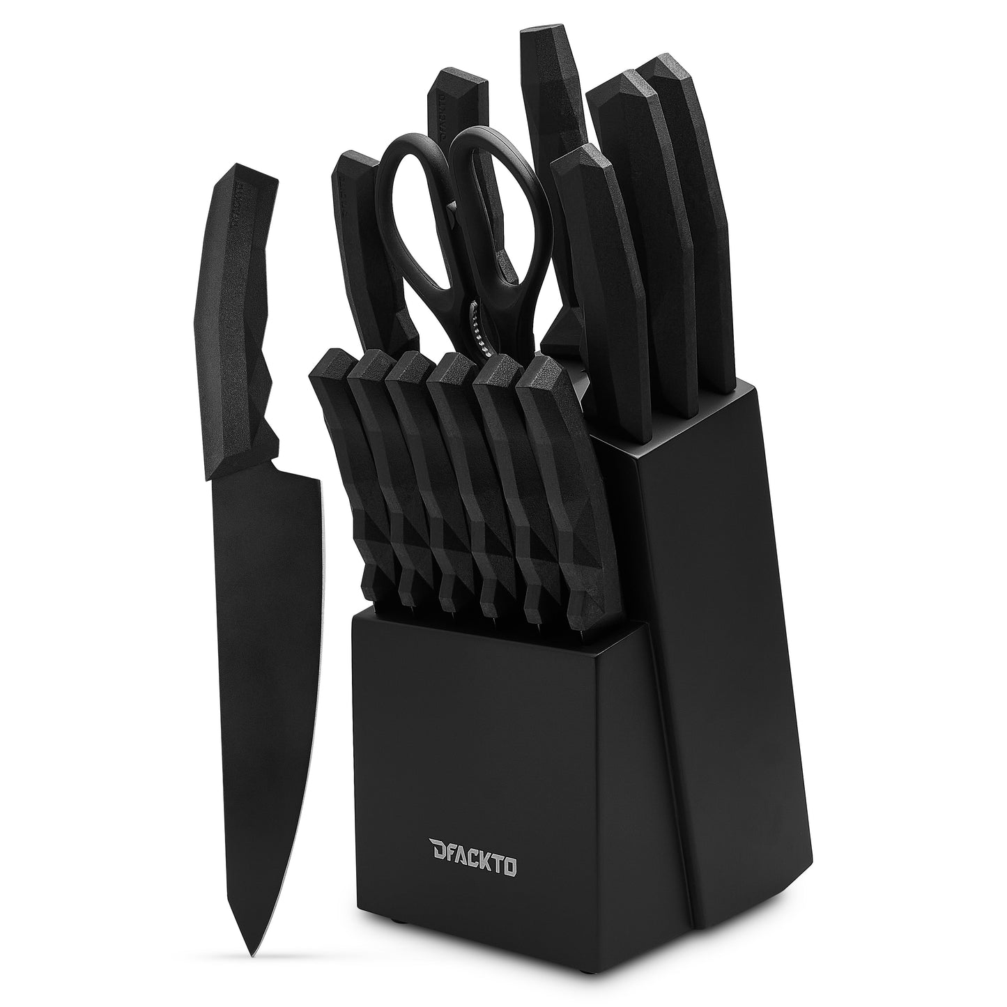 DFACKTO Boulder Series™ 15 Piece Cutlery Set // Black