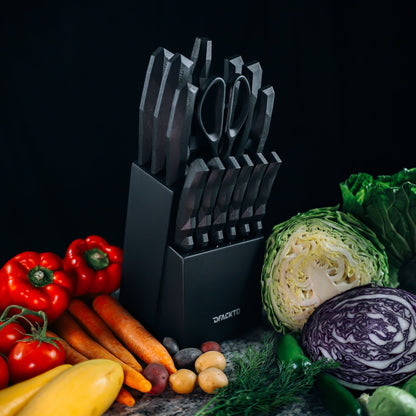 DFACKTO Boulder Series™ 15 Piece Cutlery Set // Black