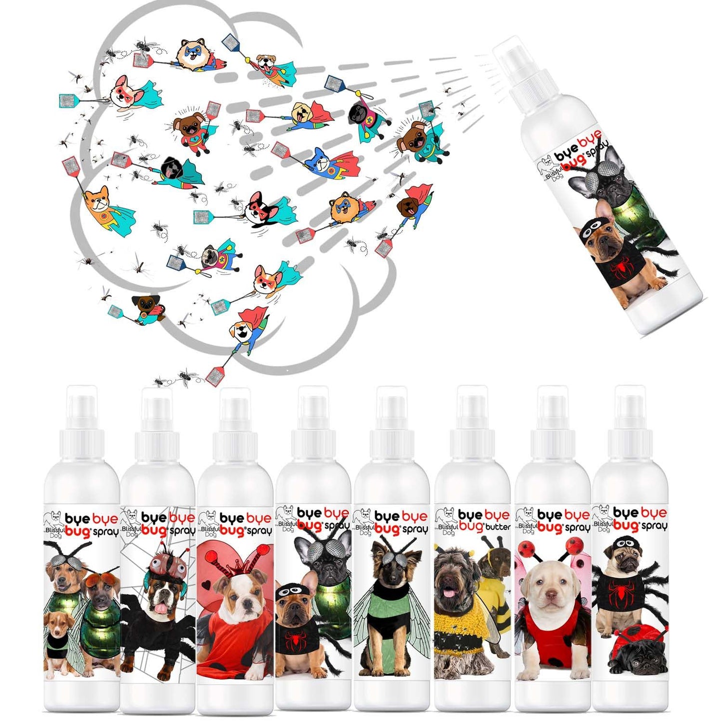 The Blissful Dog Bye Bye Bug™ Spray