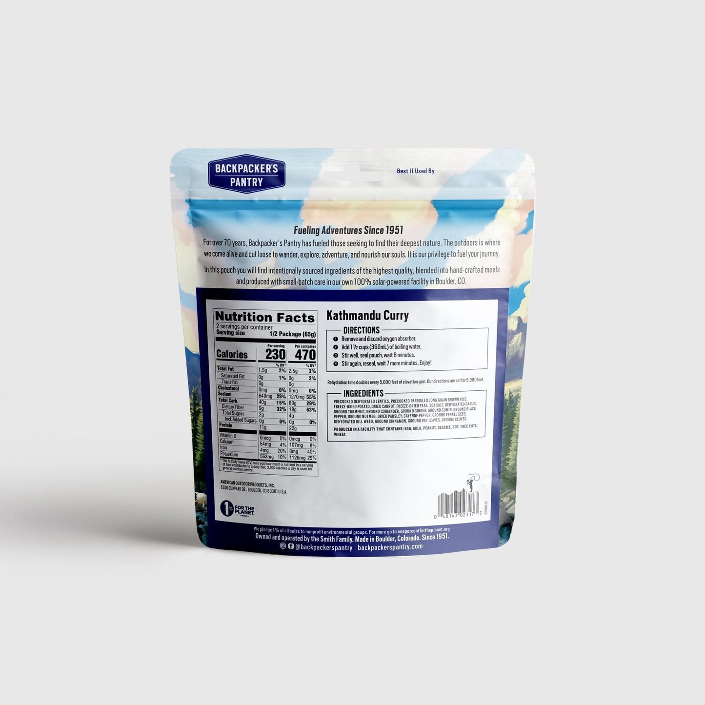 Backpacker's Pantry Kathmandu Curry