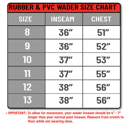 Paramount Outdoors Slipstream PVC Bootfoot Chest Wader - Felt
