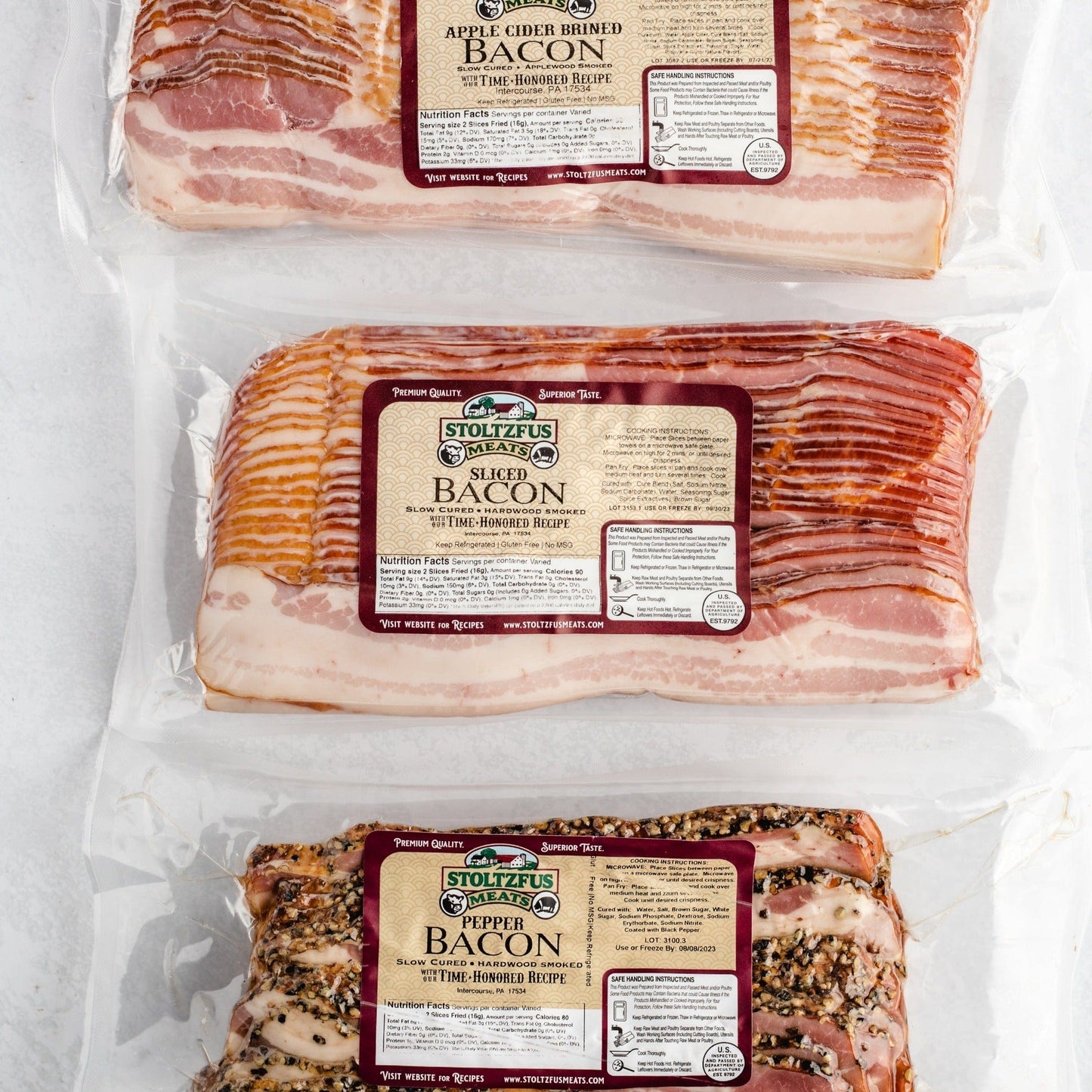 Stoltzfus Meats Sliced Bacon