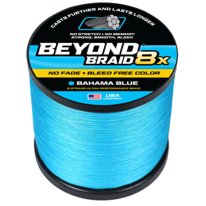 Beyond Braid - 8 Strand Braided Fishing Line Series - Super Sleek & Smooth Braided Fishing Line - High Performance Fishing Line For Saltwater & Freshwater