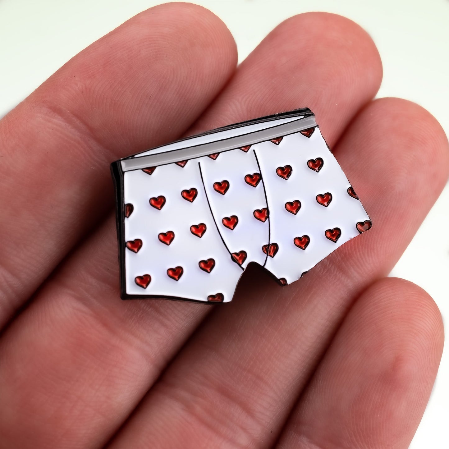 Pins and Aces Heart Boxers Ball Marker
