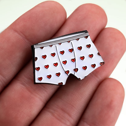 Pins and Aces Heart Boxers Ball Marker