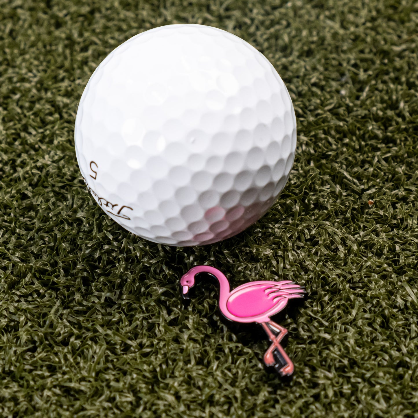 Pins and Aces Flamingo Ball Marker
