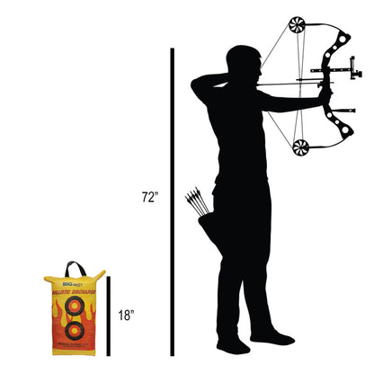 BIGshot Archery Ballistic Discharge Bag Target