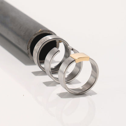 Everyday Outdoors Classic 7mm 14kt Yellow Gold Barrel Band