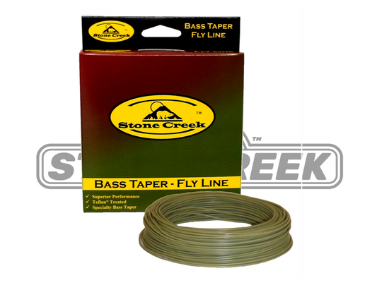 Stone Creek Bass Taper Fly Line - Moss