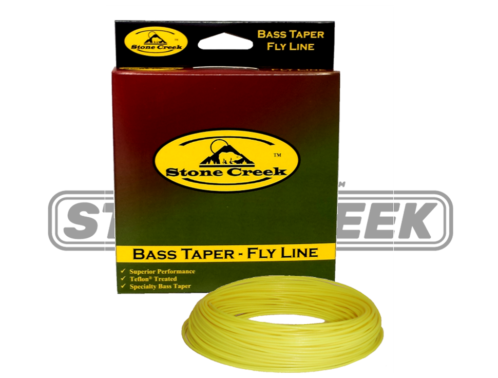 Stone Creek Bass Taper Fly Line - 9wt. - Yellow