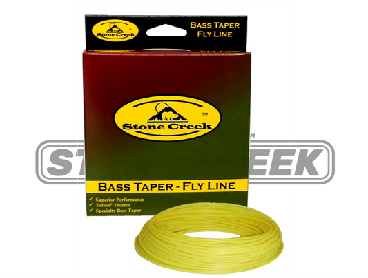 Stone Creek Bass Taper Fly Line - 9wt. - Yellow