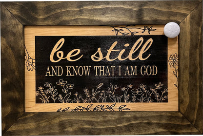 Bellewood Designs - Bible Verse Decorative & Secure Wall-Mounted Gun Cabinet