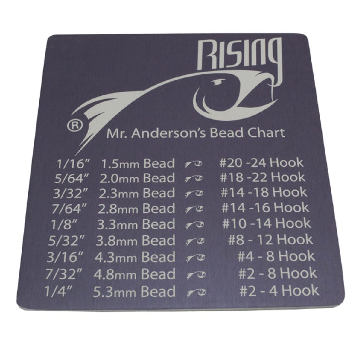 Rising Fishing Bead Chart Coaster