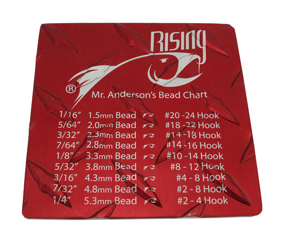 Rising Fishing Bead Chart Coaster