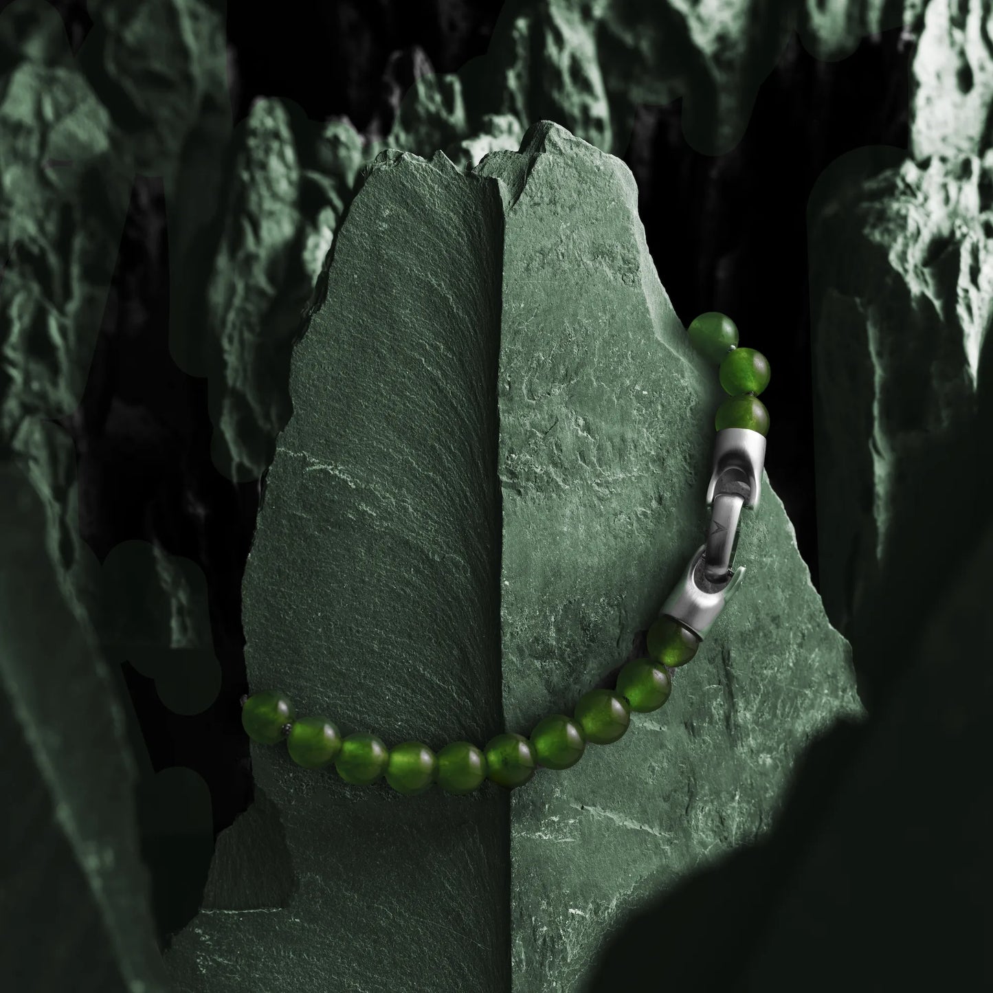 Vincero Spiritual Bead Set 8mm - Green Onyx & Riverstone