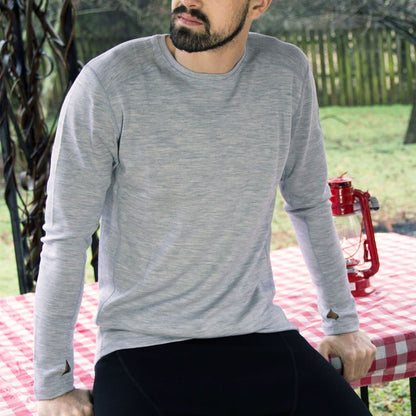 Minus33 Midweight - Men's Wool Long Sleeve Crew Woolverino