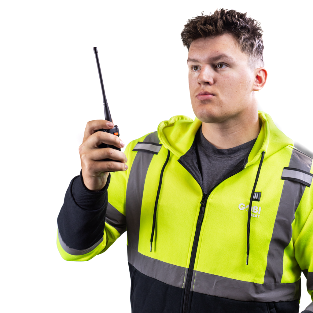 Gobi Heat Beam Men's Workwear Heated High-Vis Hoodie