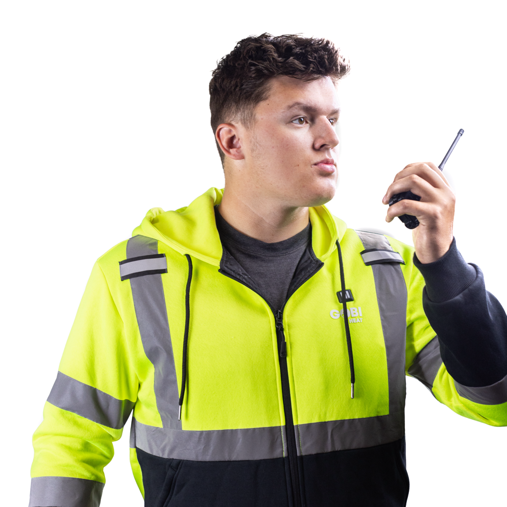 Gobi Heat Beam Men's Workwear Heated High-Vis Hoodie
