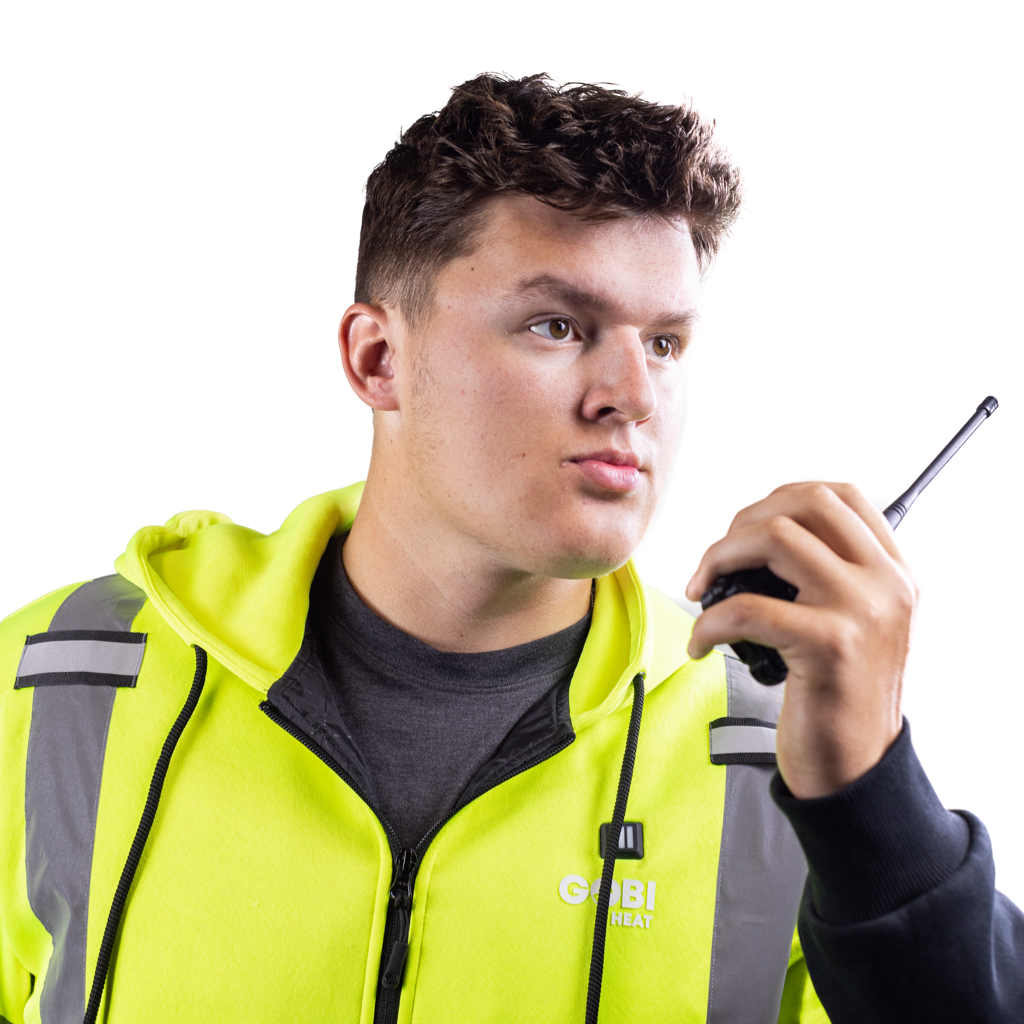 Gobi Heat Beam Men's Workwear Heated High-Vis Hoodie